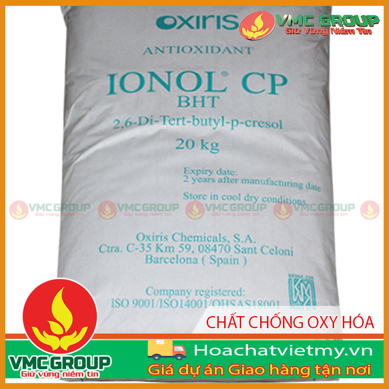 Giá chất chống oxy hóa BHT hiện nay bao nhiêu