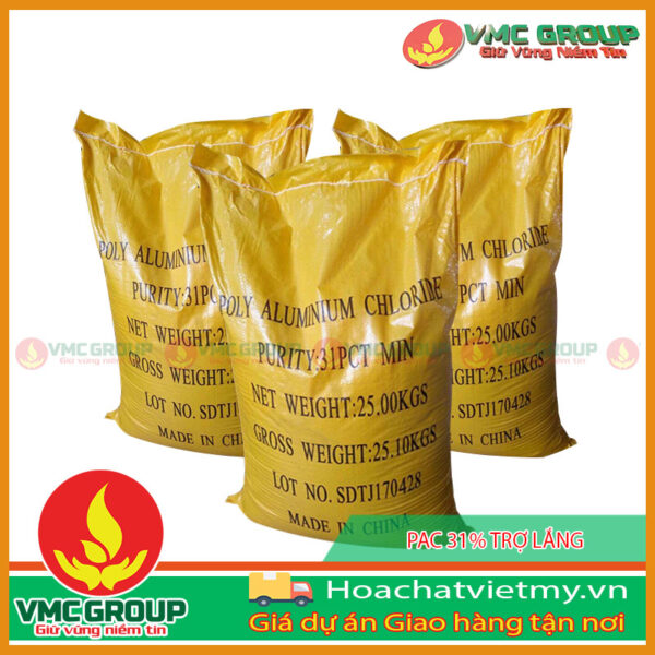 PAC dùng nhiều trong xử lý nước