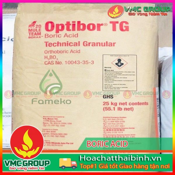 Acid boric được sử dụng nhiều trong ngành mỹ phẩm