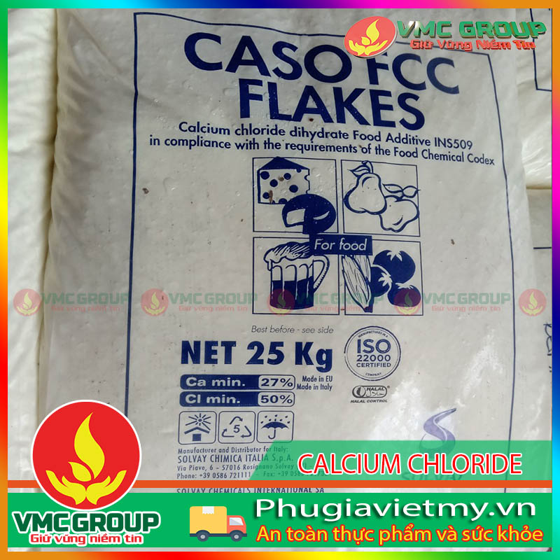 Calcium chloride được ứng dụng trong nhiều ngành công nghiệp