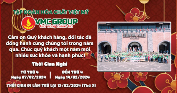 VMC GROUP CHÚC MỪNG NĂM MỚI 2024