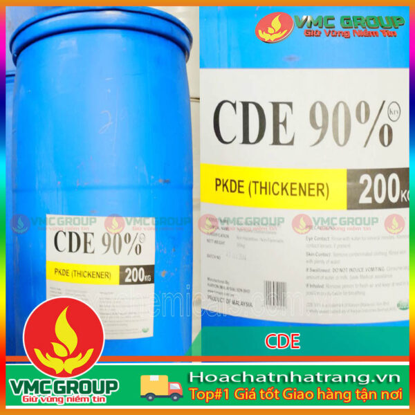 CÔNG DỤNG CỦA HÓA CHẤT CDE TRONG SẢN XUẤT CHẤT TẨY RỬA