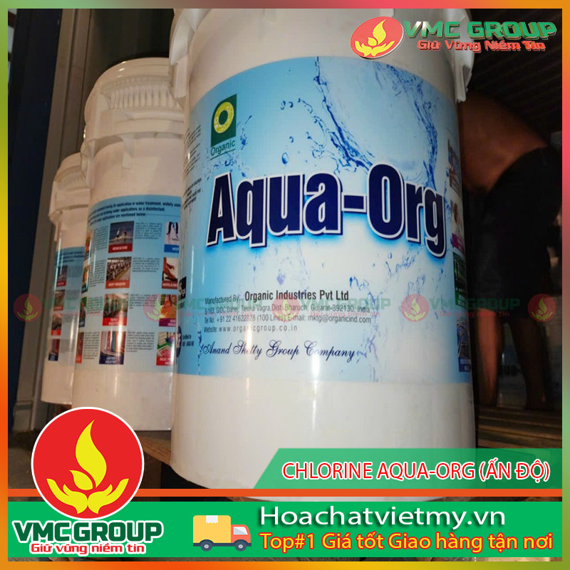 Địa chỉ mua Chlorine Ấn Độ Aqua Org chính hãng giá tốt