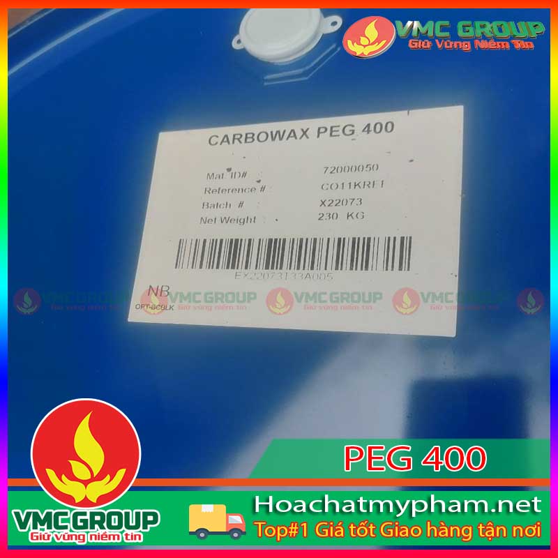 Khám phá công dụng của PEG 400 trong mỹ phẩm