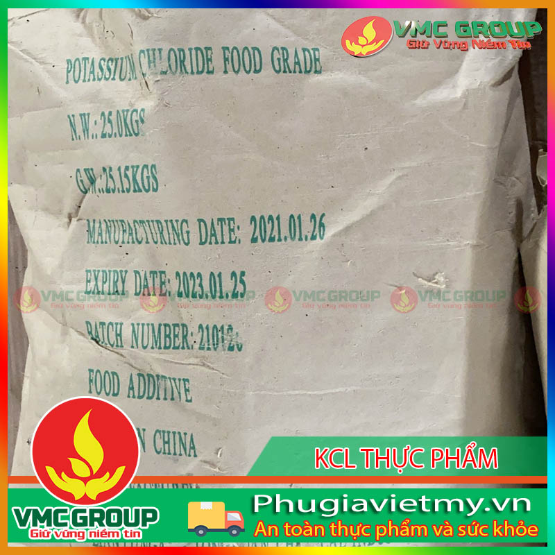 Mua Kali Clorua thực phẩm ở đâu đảm bảo chất lượng