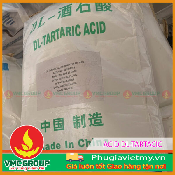 Hóa chất Việt Mỹ- Địa chỉ phân phối Tartaric Acid chất lượng giá tốt