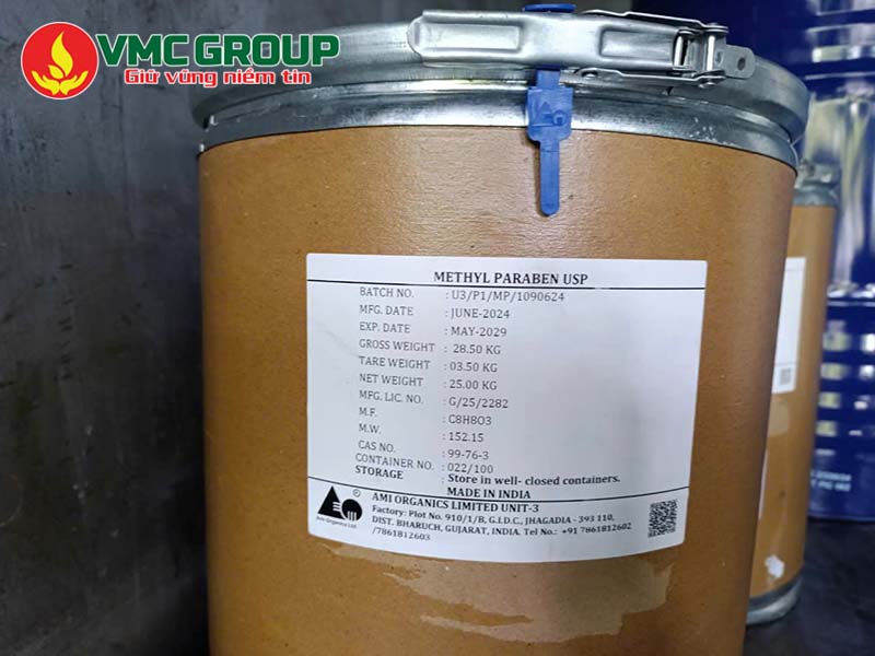 Sử dụng Methyl Paraben - Nipazil hiệu quả