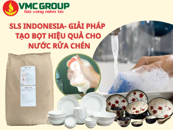 Vai trò của SLS Indonesia trong sản xuất nước rửa chén