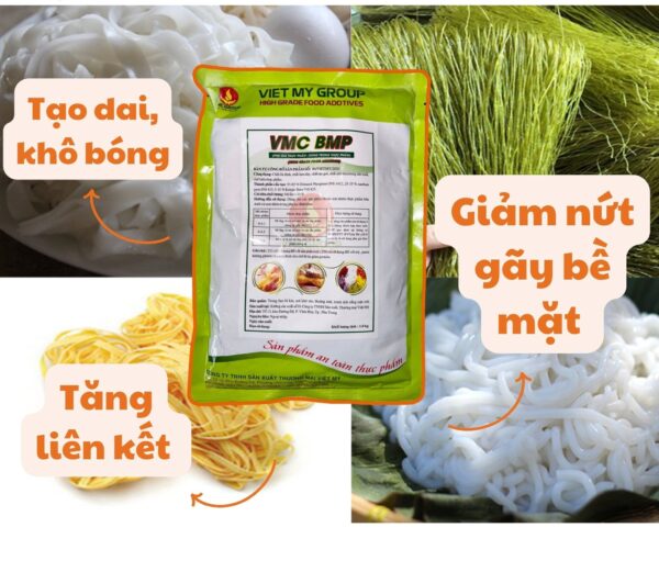 VMC - BMP PHỤ GIA TẠO DAI DẺO CHO BÚN, MÌ, PHỞ