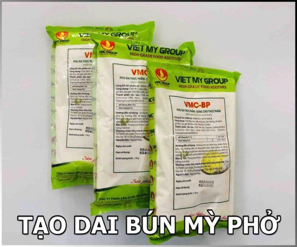 VMC - BP PHỤ GIA TẠO DAI DẺO CHO BÚN, MÌ, PHỞ