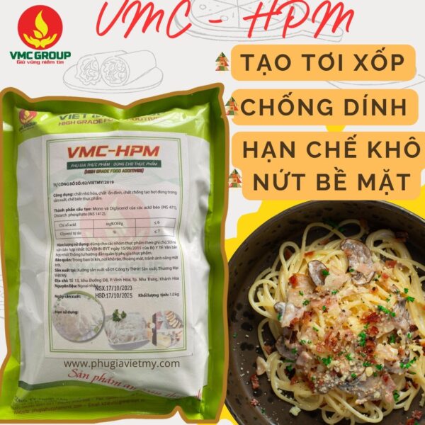 VMC - HPM GIÚP TĂNG CƯỜNG ĐỘ BÓNG, XỐP CHO CÁC SẢN PHẨM TỪ TINH BỘT