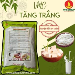PHỤ GIA VMC TĂNG TRẮNG CHO GIÒ CHẢ VÀ CÁC SẢN PHẨM TỪ TINH BỘT